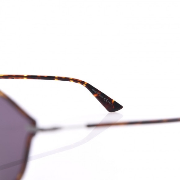 DIOR BUTTERFLY SUNGLASSES SOREALRISE H2HUR DARK RUTHENIUM/HAVANA 58MM - Picture 7 of 13